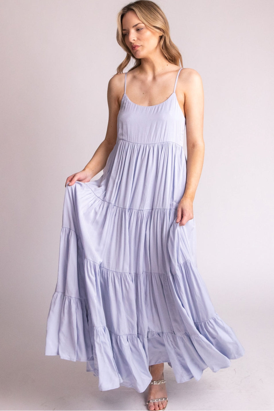Cottage Core BOHO Chic Tiered Tunic Maxi Dress – Expressive Collective CO.