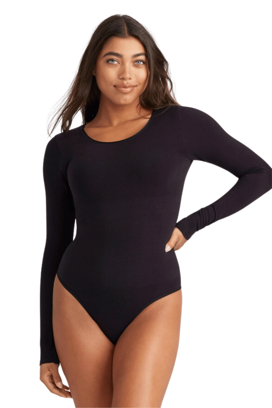Long Sleeve Shaping Thong Bodysuit - Outlast® Seamless - Expressive Collective CO.
