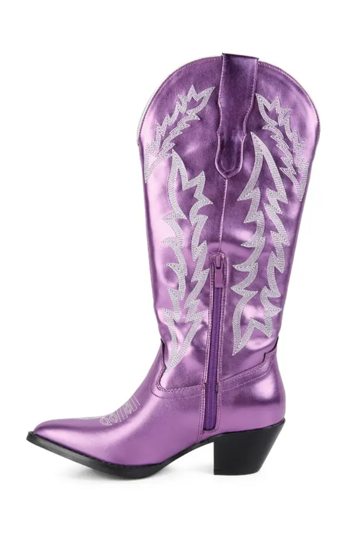 Priscilla Pointed Toe Western Cowboy Boot - Expressive Collective CO.