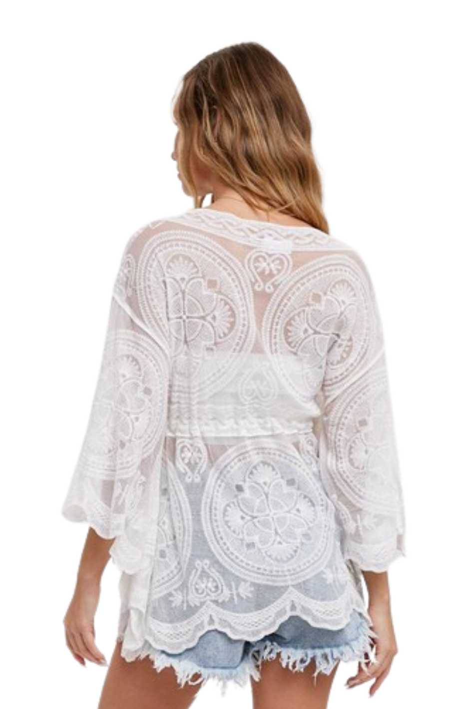 Boho Beauty Lace Cover Up Tunic - Expressive Collective CO.