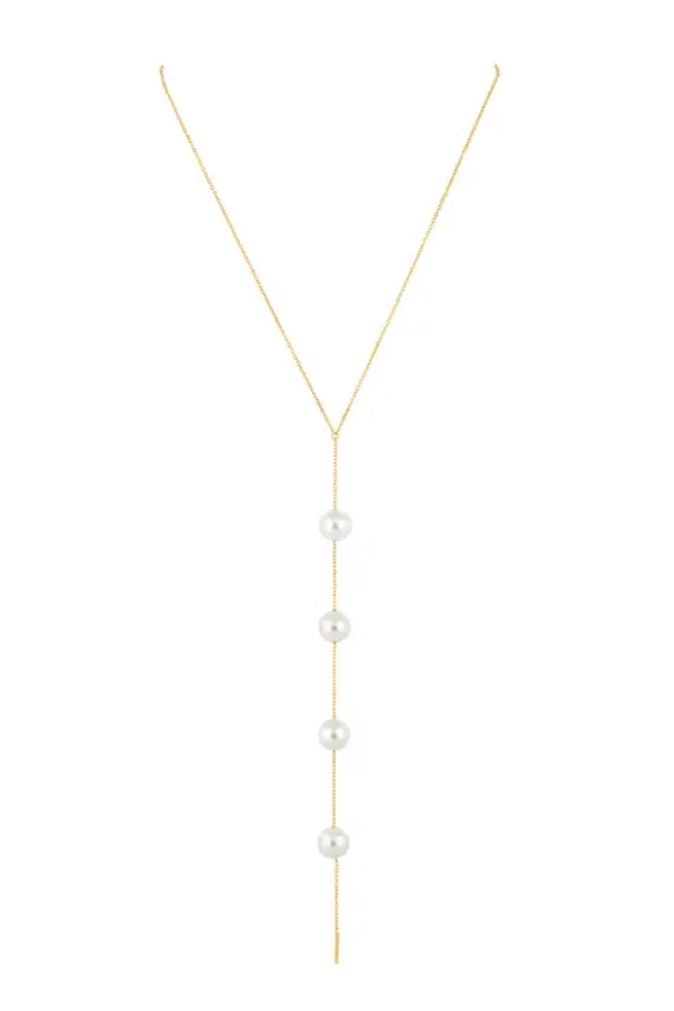 Cindy Pearl Lariat Necklace - Expressive Collective CO.