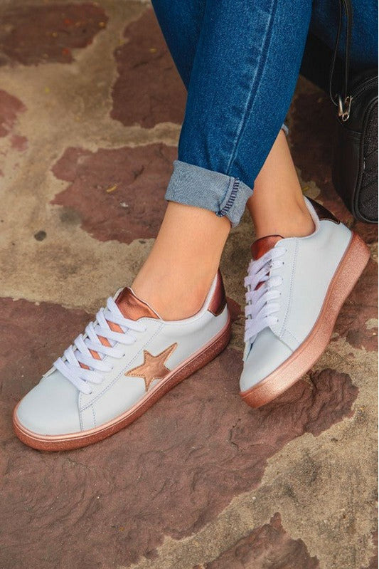 Miel 12 Lifestyle Rose Gold Sneaker - Expressive Collective CO.