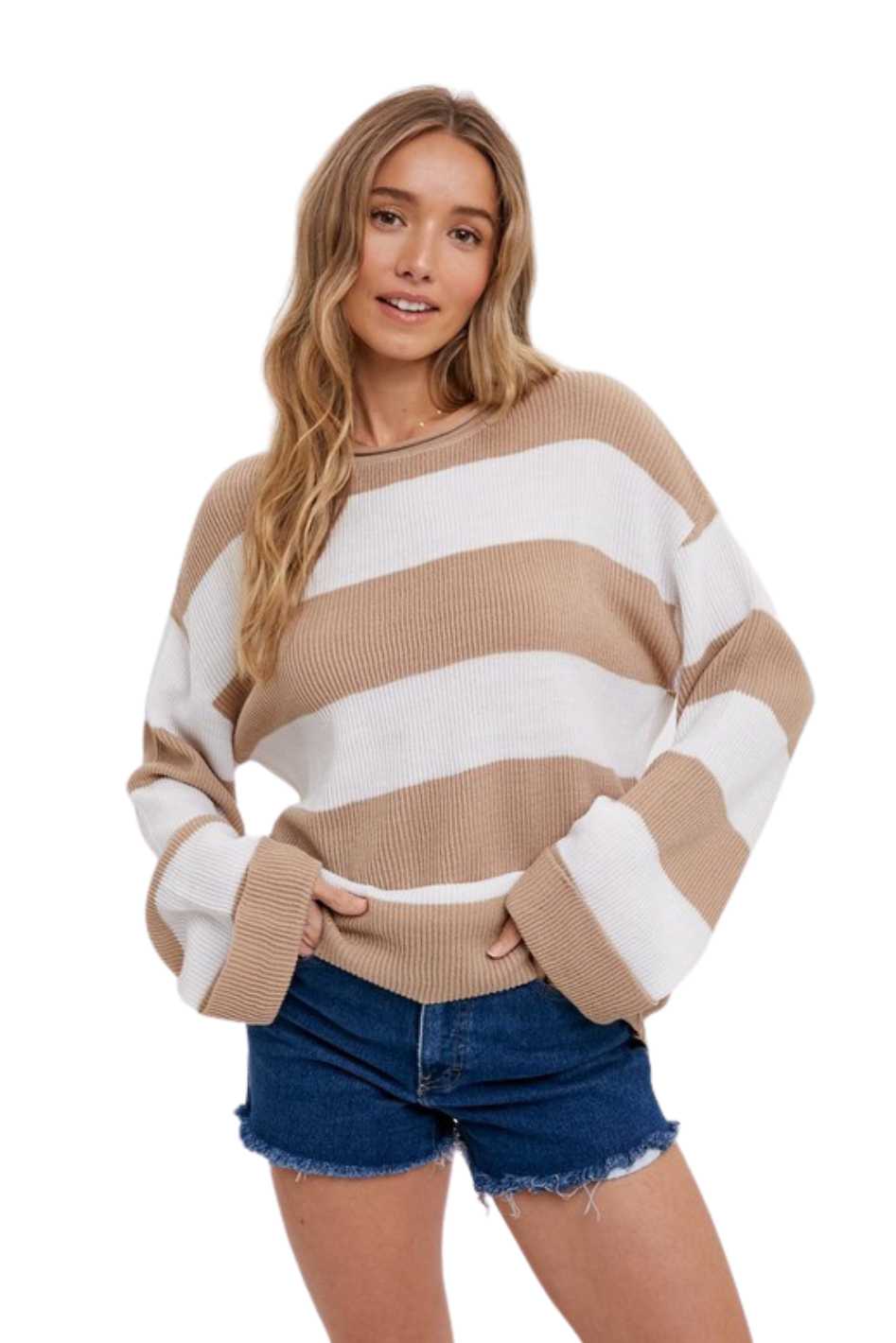 Coco Striped Sweater - Expressive Collective CO.