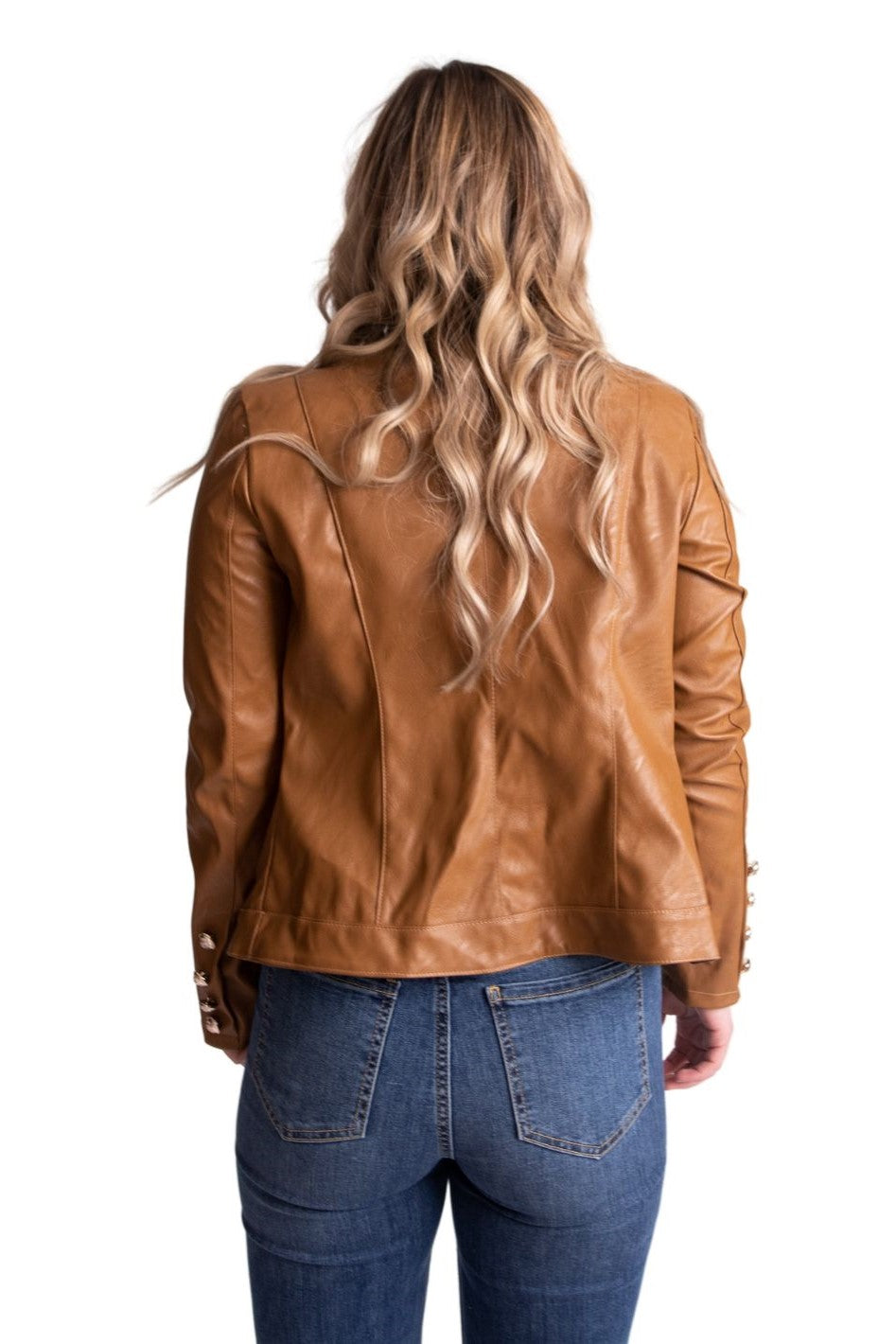 SGT Pepper Faux Leather Military Jacket - Expressive Collective CO.