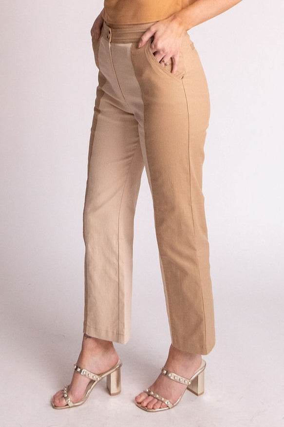 The Blaze Color-Block Straight Pant - Expressive Collective CO.