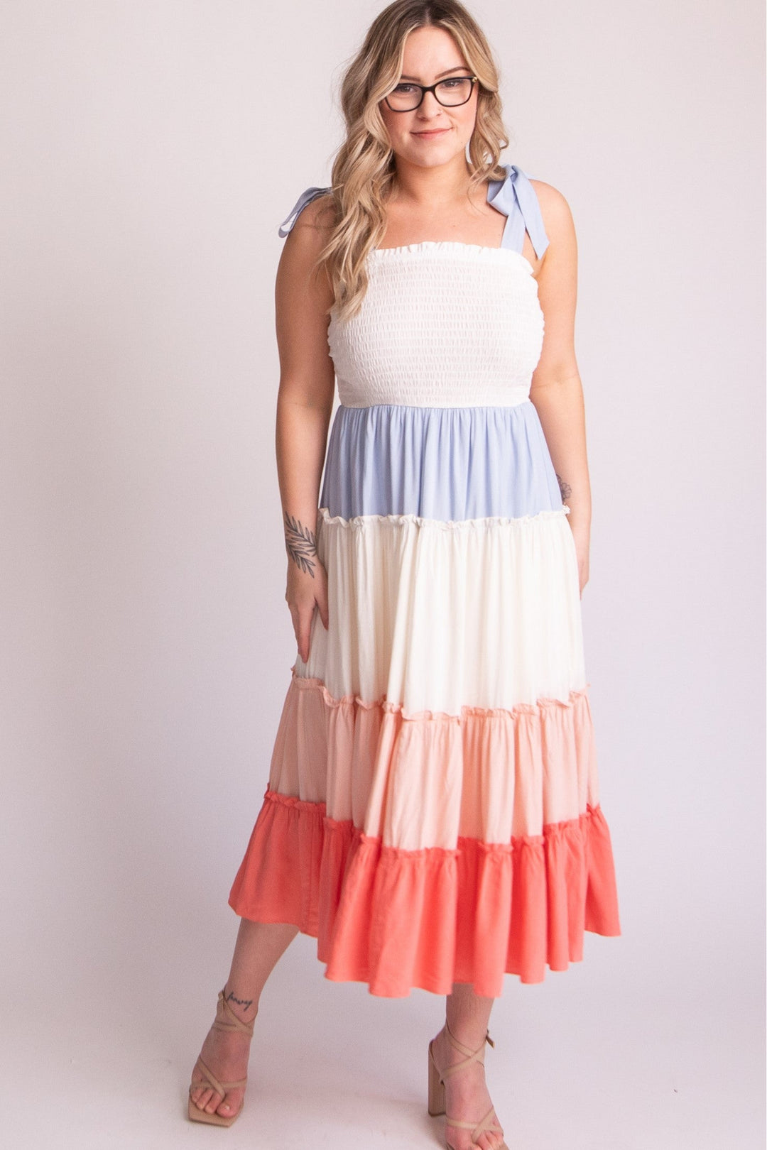 You Are My Sunshine Tiered Maxi Dress - Expressive Collective CO.
