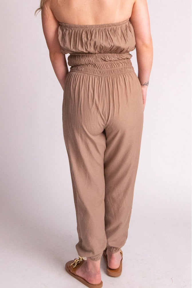Joey Pleated Jumpsuit - Expressive Collective CO.