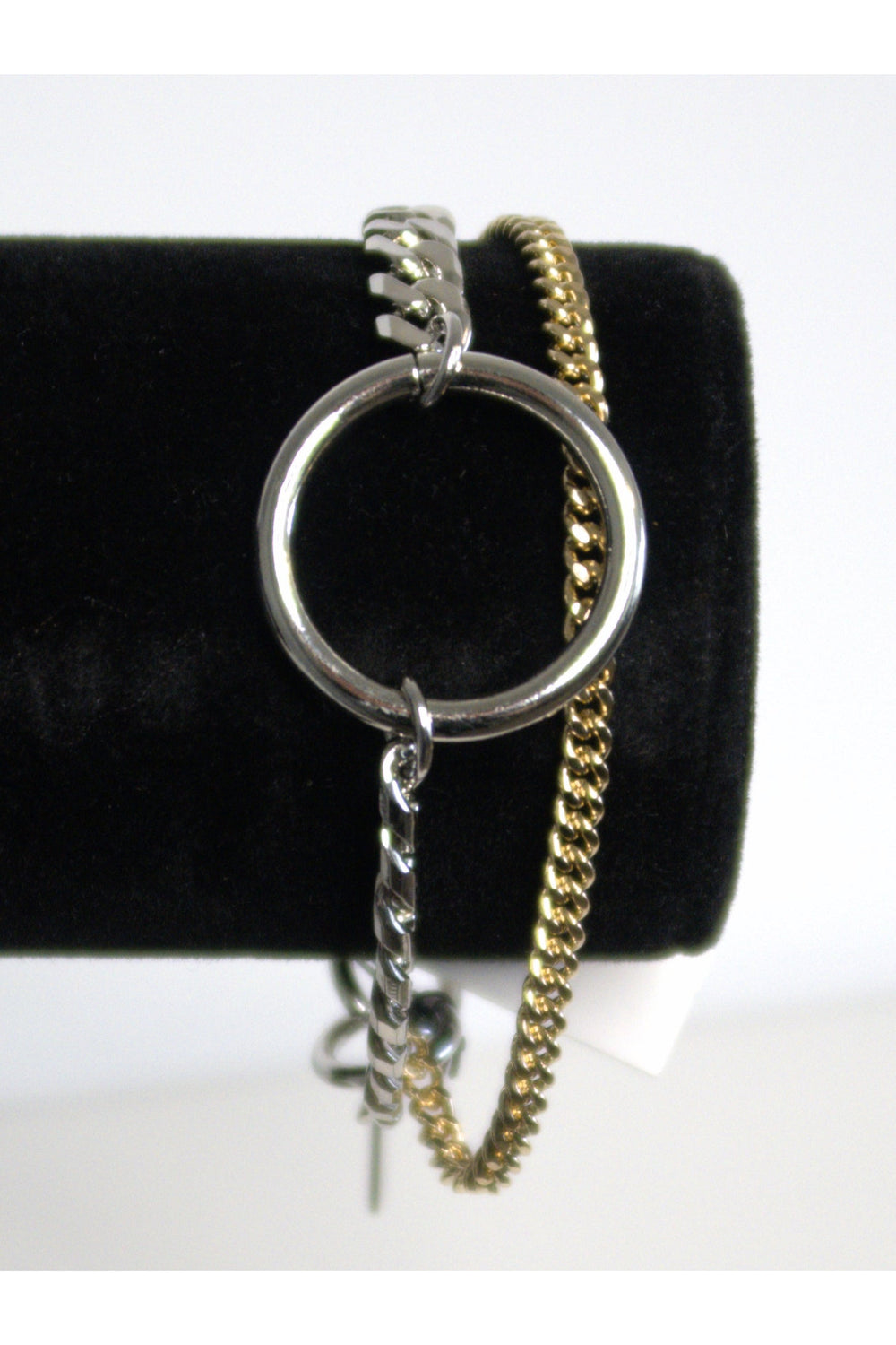 Circle Two-tone Chain Bracelet - Expressive Collective CO.